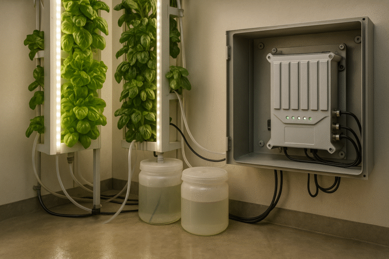Smart Hydroponic Vertical Farming Control