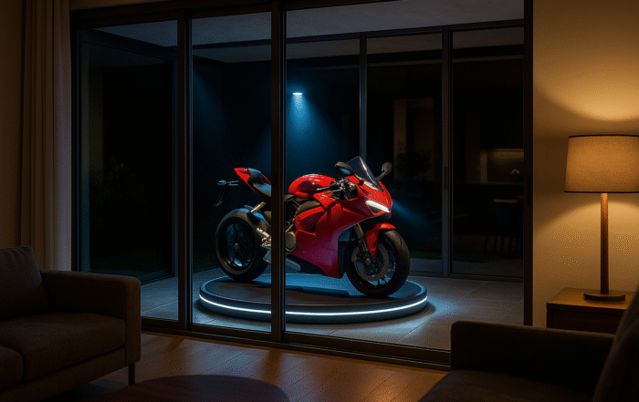 Smart Rotating Vehicle Display Control