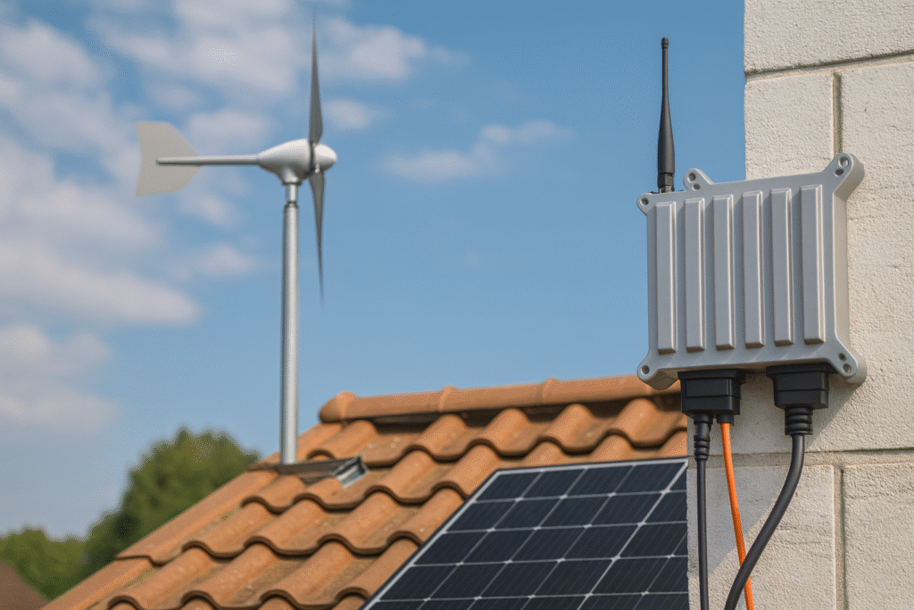Rooftop Wind Turbine Control Node